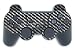 Black Carbon Fiber Weave Design PS3 Playstation 3 Controller Protector Skin Decal Sticker
