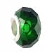 Pandora Style Charm Bead (Z235) Faceted Glass (14mm x 9mm) (Fits Troll too)