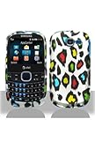 Samsung A187 Graphic Rubberized Shield Hard Case - Colorful Leopard