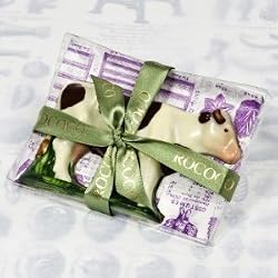 Hand-Painted Milk Chocolate Cow 'Henrika'