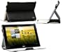 Navitech Multi Stand schwarzes Bycast Leder Case f�r das Acer Iconia Tab A210