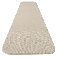 Skid-resistant Carpet Runner - Ivory Cream - Several Sizes Starting at $39.00