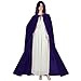 Acediscoball Women's Velvet Cape with Hood Halloween Witch Costume Cloak