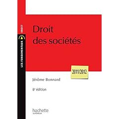 Droit des soci�t�s - 2011/2012