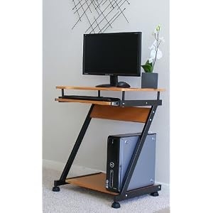 Furinno Home Laptop Notebook Computer Desk Table for your Home Office, Dark Cherry, 76003CB