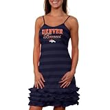 NCAA Denver Broncos Ladies Nostalgia Dress - Navy Blue (Large)