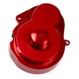Red Aluminum Gear Cover: TRA Slash