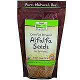 NOW Foods Real Food Certified Organic Alfalfa Seeds -- 12 oz