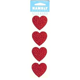 Hambly Studios Large Heart Scrapbooking Stickers by
