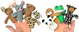 Jeu de 8 marionnettes doigt animaux.