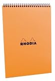Rhodia Classic Orange Wirebound Graph Pad 8 x 12 (#18)