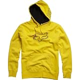 Fox Racing Moonlight Fleece Youth Boys Hoody Pullover Sportswear Sweatshirt - Yellow / Medium