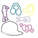 Silly Bandz Shaped Rubber Bands Bracelets 24Pack Justin Bieber