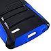 LG G3 VIGOR Case Cover (not for G3) 3-items Bundle-HERCULES Dual- Layer Hard/Gel Hybrid Kickstand Armor Case w/ Holster (Black/Blue)+ICE-CLEAR(TM) Screen Protector Shield(Ultra Clear)+Touch Screen Stylus