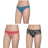 (Pack Of 3)Womens Sexy Stretch Panties G String Thong