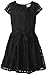 BTween Big Girls' Short Sleeve Allover Lace Bow Dress