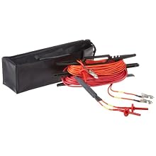 Megger 6311-080 Shielded Lead Set for BM15 and MJ15 Analog Insulation Testers, 50' Length
