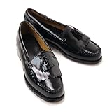 (ジーエイチバス) G.H. BASS メンズローファー LAYTON レイトン/キルト タッセル メンズローファー BLACK US8/26cm [並行輸入品]