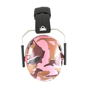 Baby Banz Hearing Protector Earmuffs Camo Pink