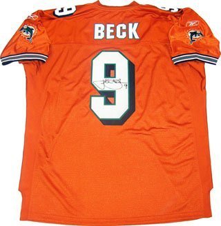 John Beck Signed / Autographed Miami Dolphins Authentic Jersey