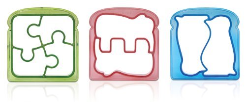 Munchkin 3 Piece Silly Sandwich Cutter Set NewBorn, Kid, Child, Childern, Infant, Baby