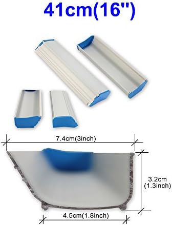 Emulsion Scoop Coater Silk Screen Printing Aluminum Coating Tools DIY Apply (41cm(16''))