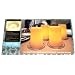 Wax Flamless LED Candles with Realistic Wick - 4 pack