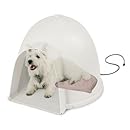 K&amp;H Manufacturing Lectro-Soft Igloo Style Heated Bed Small Tan 11.5-Inch by 18-Inch 20 Watts