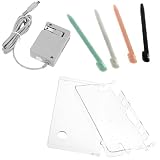 GTMax 4 Colors stylus pens + Flip Home Travel Charger + Crystal Clear Hard  ....