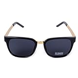 Etosell Women Classic Vintage Gold Metal Legs Black Frame Aviator Sunglasses Shades UV Goggles
