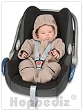 Hoppediz Fleece Overall, Sand
