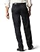 Dockers Men's Straight Fit Signature Lux Stretch Khaki Pant, Black (Cotton), 34W x 32L