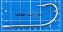 Mustad Bunker Spoon Fishing Hooks 3406 B Sz 14/0 Qty 25