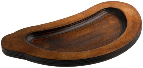 Tomlinson Crescent-Shaped Serving Griddle Underliner, Walnut Finish