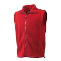 Katahdin Tek Polar Fleece Vest Large Red
