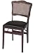 Kitchen & Housewares : Chadwick Cane Set Of Two Chrs Cherry Black Vinyl
