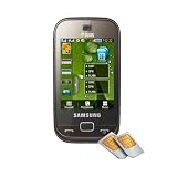 Samsung - B5722 - Téléphone portable - Quadri-bande - Bluetooth - Double SIM - Marron Fonce