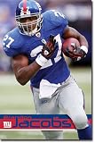 Brandon Jacobs New York Giants NFL Poster Print