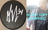 MARC EDOUARD VLASIC,SAN JOSE SHARKS,SIGNED,AUTOGRAPHED, HOCKEY PUCK,NHL,WITH PROOF + COA
