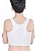 Uget Les Lesbian Tomboy Short Vest Chest Binder Tops XL White