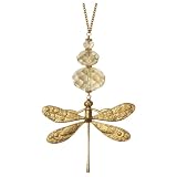 Dragonfly Pendant Necklace , golden shadow/gold-plated