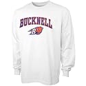 Bucknell Bison White Youth Bare Essentials Long Sleeve T-shirt