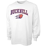 Bucknell Bison White Youth Bare Essentials Long Sleeve T-shirt