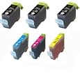 6 Pack (3xBlack + 1 of Ea. Color) Compatible Ink w/ Chip for Canon Pixma iP3300 iP3500 MP510 MX700 PGI 5BK CLI 8 by Non OEM