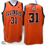 Men's University of Illinois Fighting Illini 'Endline' Orange Basketball Jersey