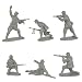 WWII - Italian Infantry Plastic Army Men: 12 piece set of 54mm Figures - 1:32 Scale_s-1