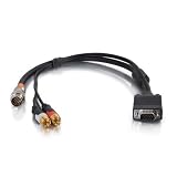 C2G / Cables to Go 60111 RapidRun VGA (HD15) Male + RCA Stereo Audio Flying Lead (1.5 Feet)