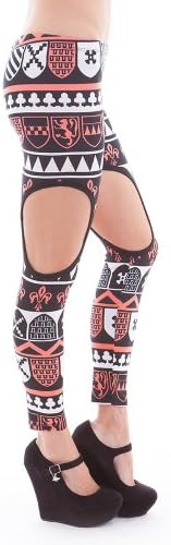 Geo Tribal Cut Out Thigh Leggings