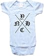 NYHC - NEW YORK HARDCORE - BigBoyMusic Baby Designs - White, Blue or Pink Onesie / Baby T-shirt