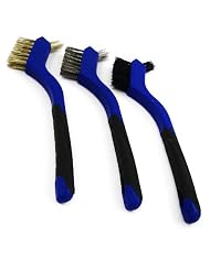 Buy 3pc 2 Sided Deluxe BBQ Wire Bristle Brush Set by Universal
